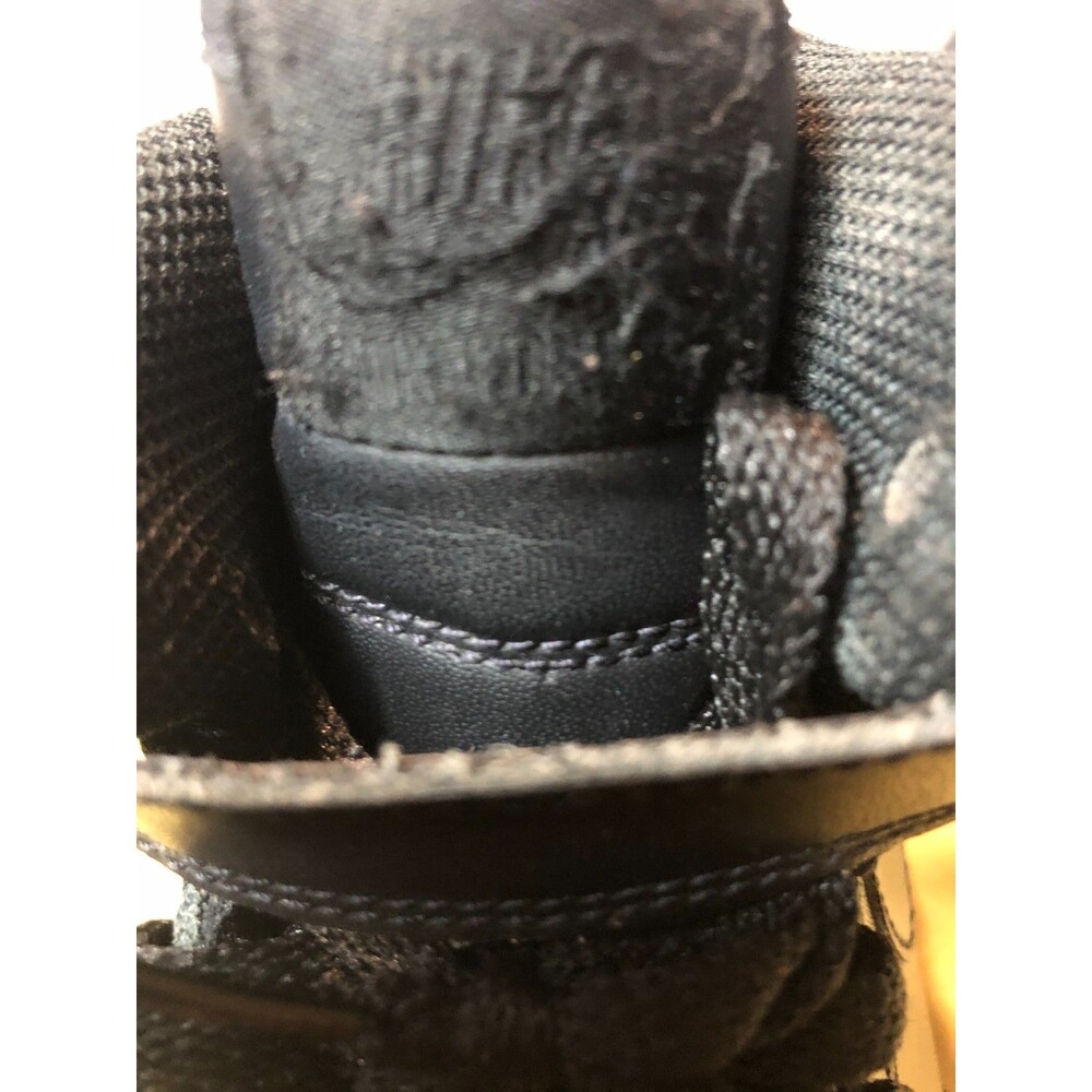 Nike Air Force 1 Basketball Shoes Big Boys Youth Size 5.5 Y Leather Black - Picture 7 of 7